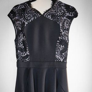 Black Ted Baker Lace Dress